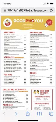 Menu photo 4 Good Pho You Granada Hills, CA Menu photo 4 Good Pho You Granada Hills, CA