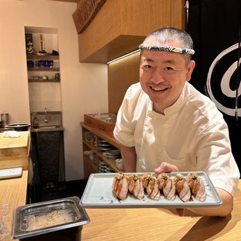 @Sushi - Our FUN chef!! So talented !! - Sushi Bars Near Me - Honolulu, Hawaii @Sushi - Our FUN chef!! So talented !! - Sushi Bars Near Me - Honolulu, Hawaii