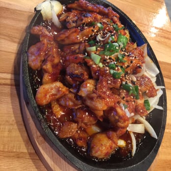 Koreatown - Spicy chicken bulgogi. Not spicy at all. Too sweet for my taste. Rating: Fair. - Korean Near Me - Mesa, Arizona