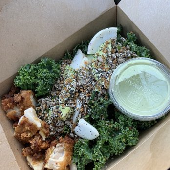 Milk Drunk - Kale salad, add chicken, dressing on the side - Ice Cream & Frozen Yogurt Near Me - Seattle, Washington Milk Drunk - Kale salad, add chicken, dressing on the side - Ice Cream & Frozen Yogurt Near Me - Seattle, Washington