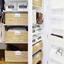 Inspired Home Organizing - Small coat closet