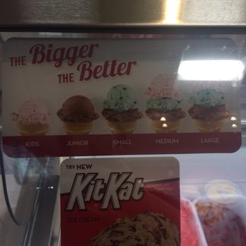 Carvel - Size chart - Ice Cream & Frozen Yogurt Near Me - Sunrise, Florida