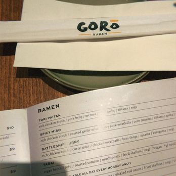 Gorō Ramen - Ramen on the menu - Ramen Near Me - Oklahoma City, Oklahoma Gorō Ramen - Ramen on the menu - Ramen Near Me - Oklahoma City, Oklahoma