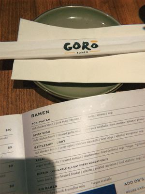 Menu photo 1 Gorō Ramen Oklahoma City, OK Menu photo 1 Gorō Ramen Oklahoma City, OK