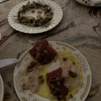 Gift Horse - raw scallops & crudo platter - Seafood Near Me - Providence, Rhode Island