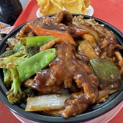 China King - Szechuan beef w/ friedrice