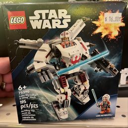 My hubby is the ultimate Star Wars fan and picked out the Luke Skywalker X-Wing Mech! My hubby is the ultimate Star Wars fan and picked out the Luke Skywalker X-Wing Mech!