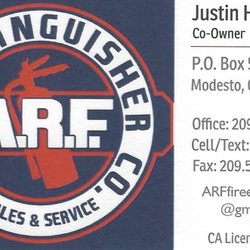 ARF Fire Extinguisher - Contact info