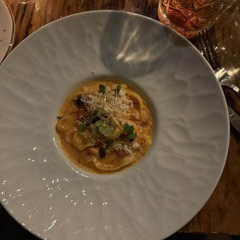 Earth at Hidden Pond - Lobster fettuccini - New American Near Me - Kennebunkport, Maine Earth at Hidden Pond - Lobster fettuccini - New American Near Me - Kennebunkport, Maine