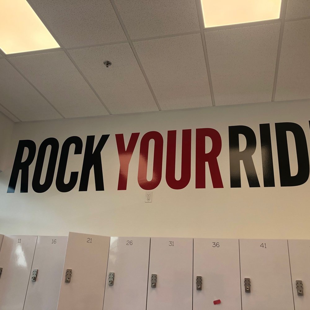 Encouraging words at CycleBar! Encouraging words at CycleBar!