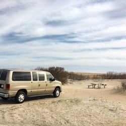 Wayward Campers - One of our beautiful Campervans in Assaeague Island, Va.