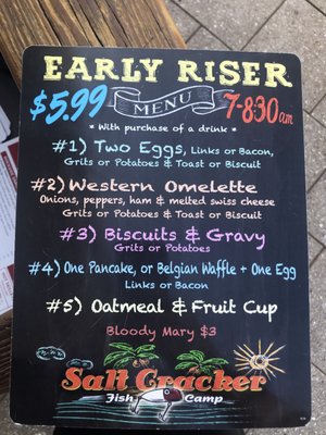 Menu photo 4 Salt Cracker Fish Camp Clearwater, FL