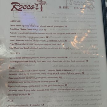 Rocco's - Wine Bars Near Me - Austin, Texas