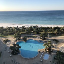 Pool and beach view from the 12th floor