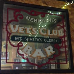 Mt Shasta Vets Club - Original sign