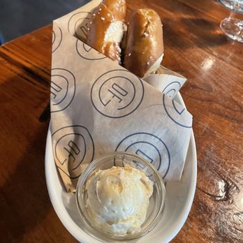 Del Frisco's Grille - Pretzel bread - nice and soft and loved the creole butter - New American Near Me - Tampa, Florida Del Frisco's Grille - Pretzel bread - nice and soft and loved the creole butter - New American Near Me - Tampa, Florida