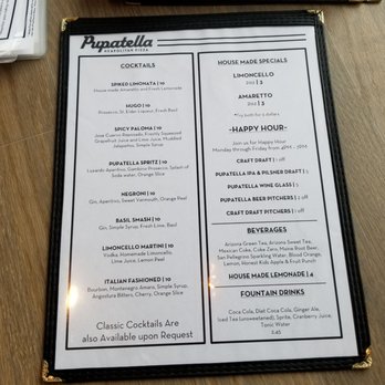 Pupatella - Beverage menu - Pizza Near Me - West Springfield, Virginia Pupatella - Beverage menu - Pizza Near Me - West Springfield, Virginia
