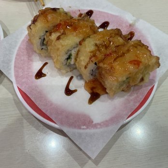 Genki Sushi - Not the greatest because rice was too overcooked, soft & lack of any trace of vinegar. - Sushi Bars Near Me - Honolulu, Hawaii