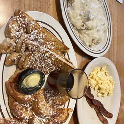 Jake's Diner - French toast and biscuit and gravy