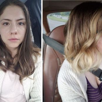 Loft 22 Salon - Before (left) and after! (right) - Hair Salons Near Me - Houston, Texas