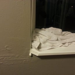 3rd time the windows were leaking from the top. I had to mop up almost a gallon of water on the floor. The paint is bubbling from the water. 3rd time the windows were leaking from the top. I had to mop up almost a gallon of water on the floor. The paint is bubbling from the water.