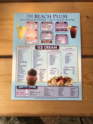 Menu photo 1 The Beach Plum Epping, NH
