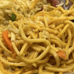 The noodles were the ones that especially smelled like cigarettes. The noodles were the ones that especially smelled like cigarettes.