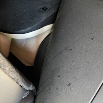 M Car - Drip stains from the install - Car Window Tinting Near Me - Sunnyvale, California
