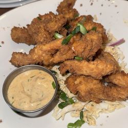 Block & Bottle - Hand Breaded Chicken Tenders & Coleslaw