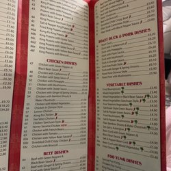 Chen's Cottage - Updated menu