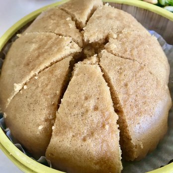 Fook Lam - Ma Lai Go. Malay sponge cake that is steamed. If a levain is used it will have nice air pockets. - Dim Sum Near Me - Honolulu, Hawaii Fook Lam - Ma Lai Go. Malay sponge cake that is steamed. If a levain is used it will have nice air pockets. - Dim Sum Near Me - Honolulu, Hawaii