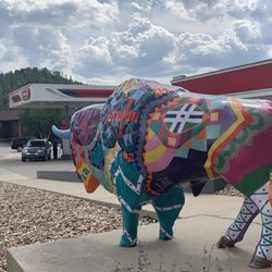Conoco Gas Station - Cute series of sculptures