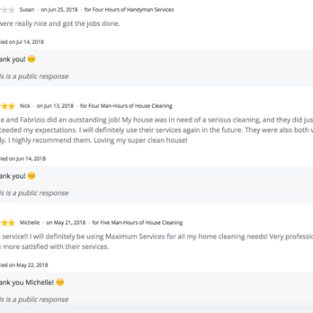Maximum Cleaning  Services - Maximum Services Groupon Customer Feedback - Home Cleaning Near Me - Worcester, Massachusetts