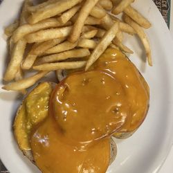 The Falls Kitchen - Tuna melt with cheddar cheese