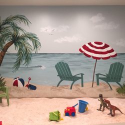 Salt pit in our Kid's Room! All children under the age of 8 must be accompanied with a Parent or Guardian.