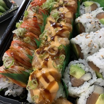 LOL Sushi - 2 roll special combo (LOL roll, Spicy Nakuri, Alaskan) - Sushi Bars Near Me - Fort Lee, New Jersey LOL Sushi - 2 roll special combo (LOL roll, Spicy Nakuri, Alaskan) - Sushi Bars Near Me - Fort Lee, New Jersey
