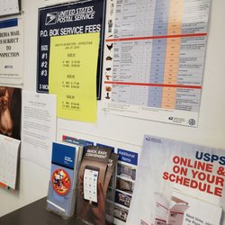 US Post Office - PO box rates as of 8/19