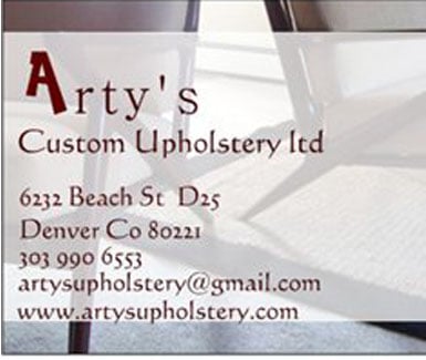 Artys Custom Upholstery - upholstery in Denver, CO