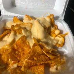 J J Fish & Chicken - Terrible this is suppose to Nachos with Cheese