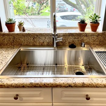 Barkley Plumbing - Brand new Kohler kitchen sink and kitchen faucet installation - Plumbing Near Me - Bellingham, Washington