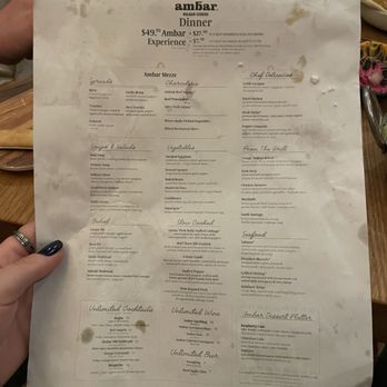 AMBAR Restaurant, Capitol Hill - Dinner Menu (April 2023) - Modern European Near Me - Washington, DC, District of Columbia AMBAR Restaurant, Capitol Hill - Dinner Menu (April 2023) - Modern European Near Me - Washington, DC, District of Columbia