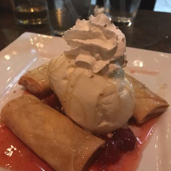 Sweet Basil - Fried bananas with honey and vanilla ice cream-yum! - Thai Near Me - Woodside, New York Sweet Basil - Fried bananas with honey and vanilla ice cream-yum! - Thai Near Me - Woodside, New York