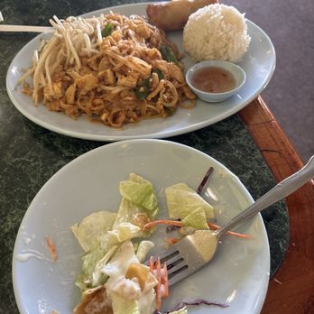 Ontar Thai Cuisine - 16. Pad Thai lunch special with salad - Thai Near Me - Henderson, Nevada Ontar Thai Cuisine - 16. Pad Thai lunch special with salad - Thai Near Me - Henderson, Nevada