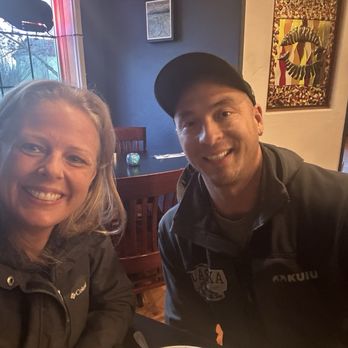 Twisted Goat - My & Hubby enjoying dinner after a showing! - Pizza Near Me - Homer, Alaska
