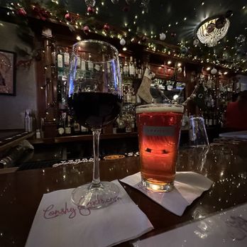 The Gypsy Saloon - a glass of wine and a menu - New American Near Me - West Conshohocken, Pennsylvania