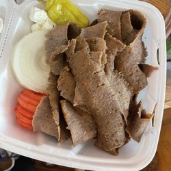 Aj's Hot Dogs & Gyros - Not pictured 2 pitas wife eats those