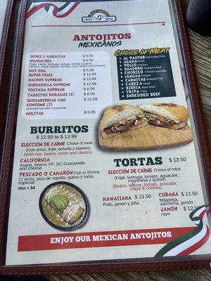 Menu photo 3 Las Costas San Juan Capistrano, CA Menu photo 3 Las Costas San Juan Capistrano, CA