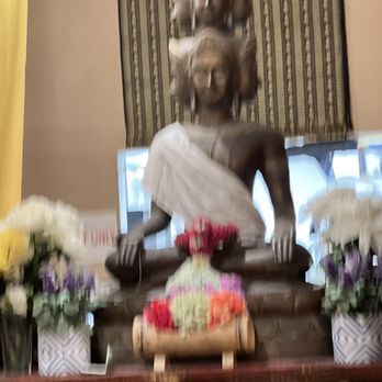 Thai Thani Restaurant - If You Don't Recognize the sculpture of This Imposing Figure...l'll Pray For You! - Thai Near Me - Walnut Creek, California