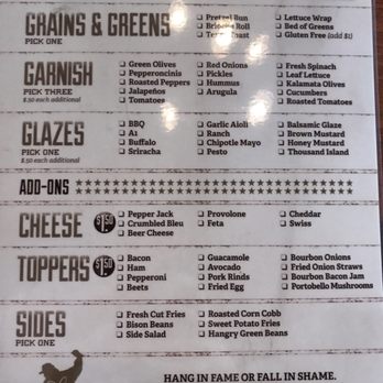 The Hangry Bison - Create your own burger - New American Near Me - Winter Park, Florida The Hangry Bison - Create your own burger - New American Near Me - Winter Park, Florida