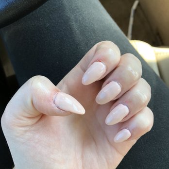 Allure Nails - cuticles cut in multiple places - Nail Salons Near Me - Indian Harbour Beach, Florida